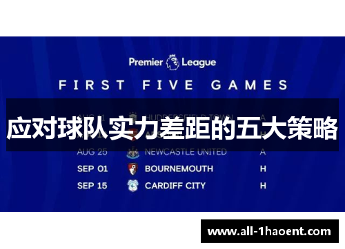 应对球队实力差距的五大策略